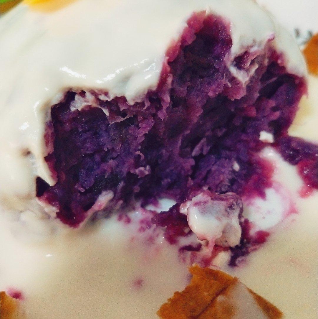 【酸奶紫薯泥】