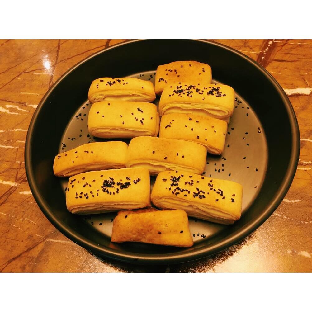 椒盐发面千层饼