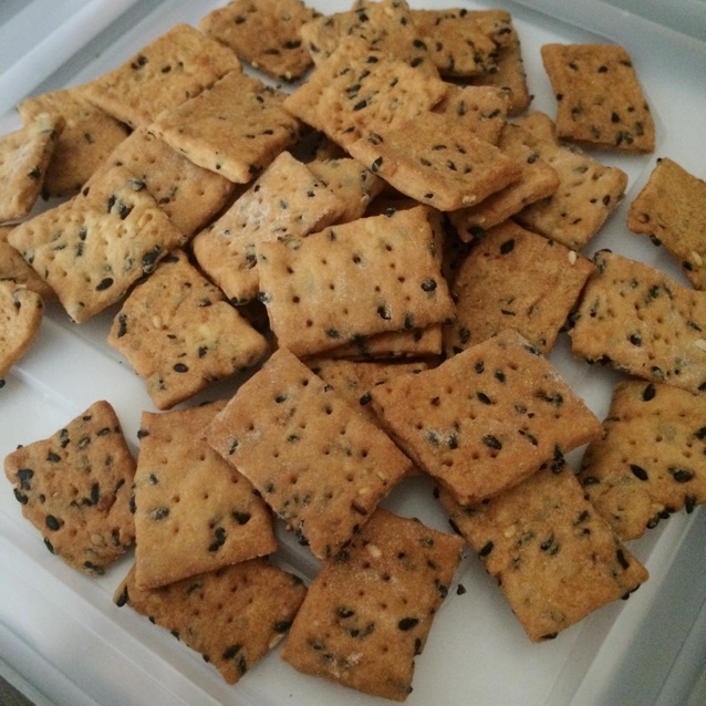 黑芝麻咸香饼干