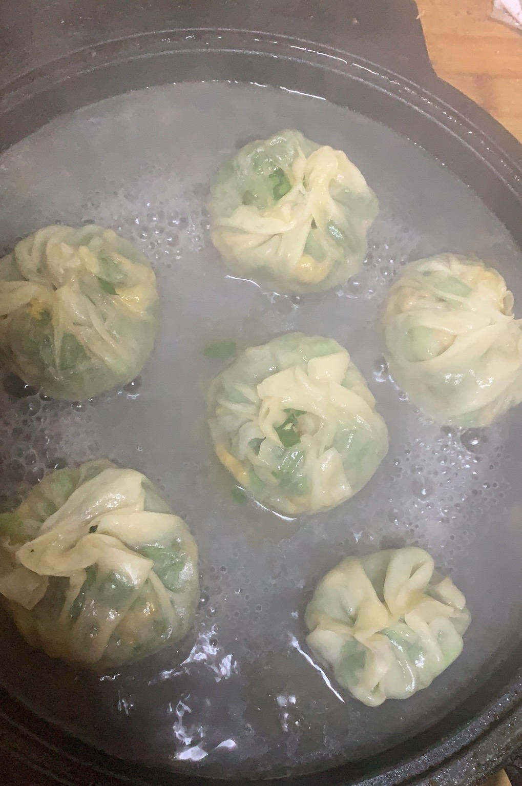 玲珑剔透小笼水煎包(饺子皮版)