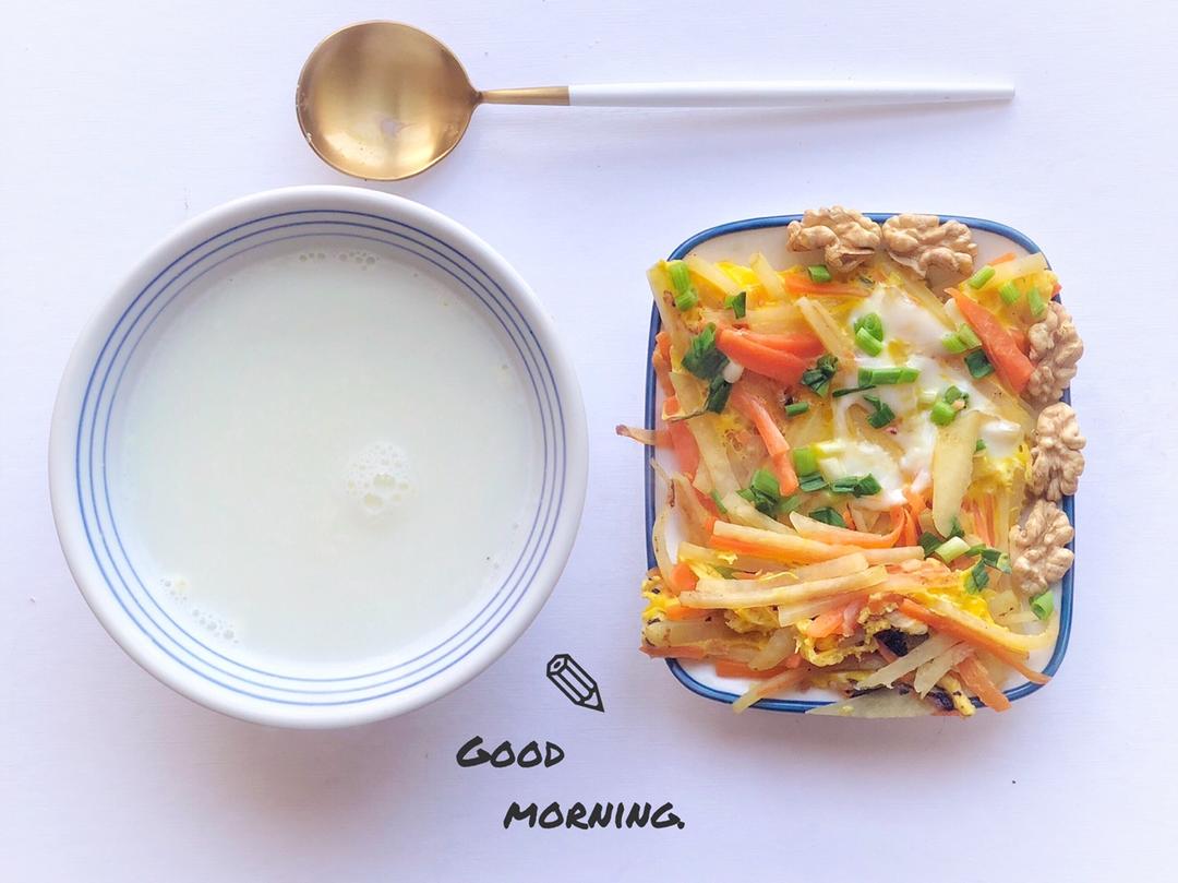 脆底土豆丝窝蛋（无粉版）