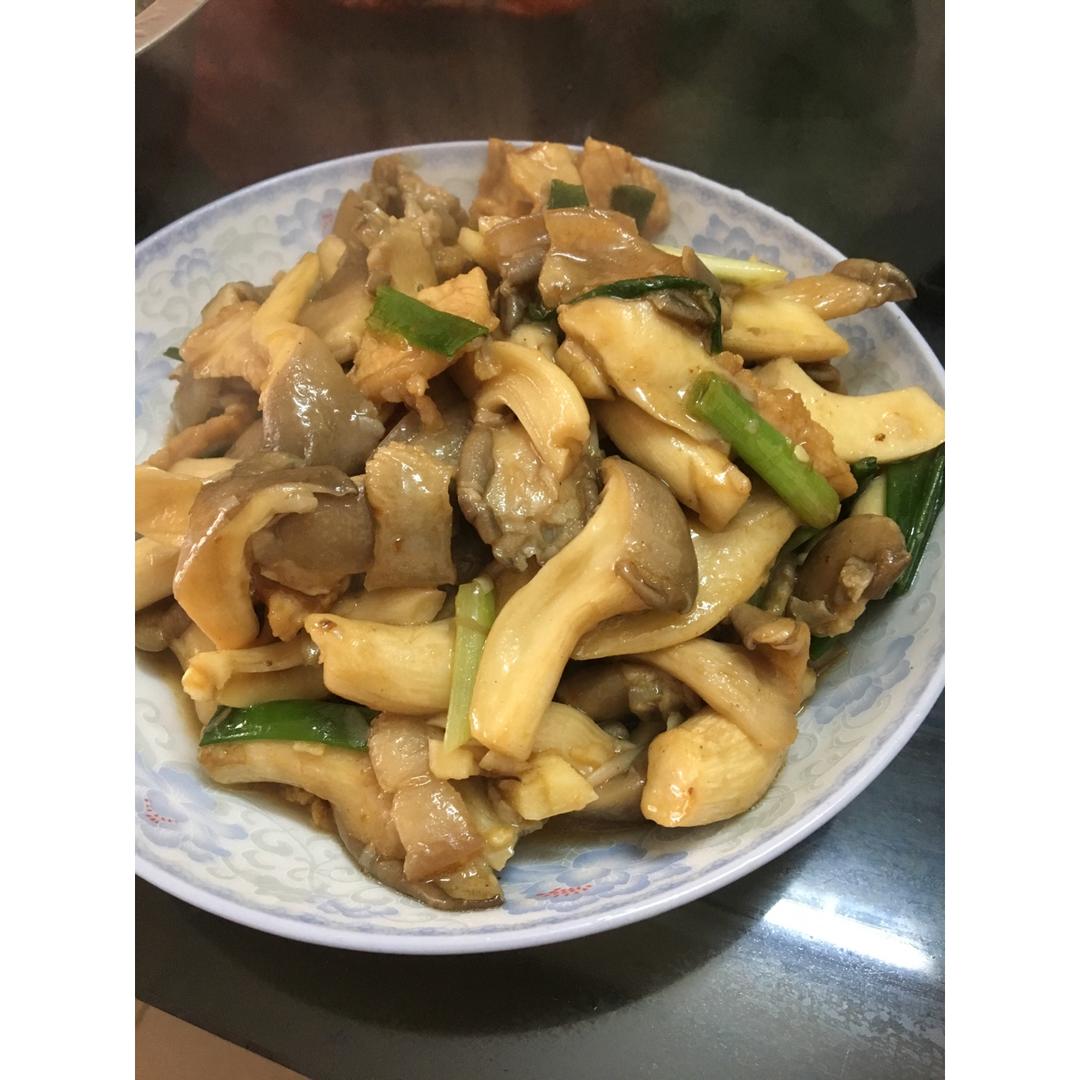 jole做的秀珍菇炒肉片