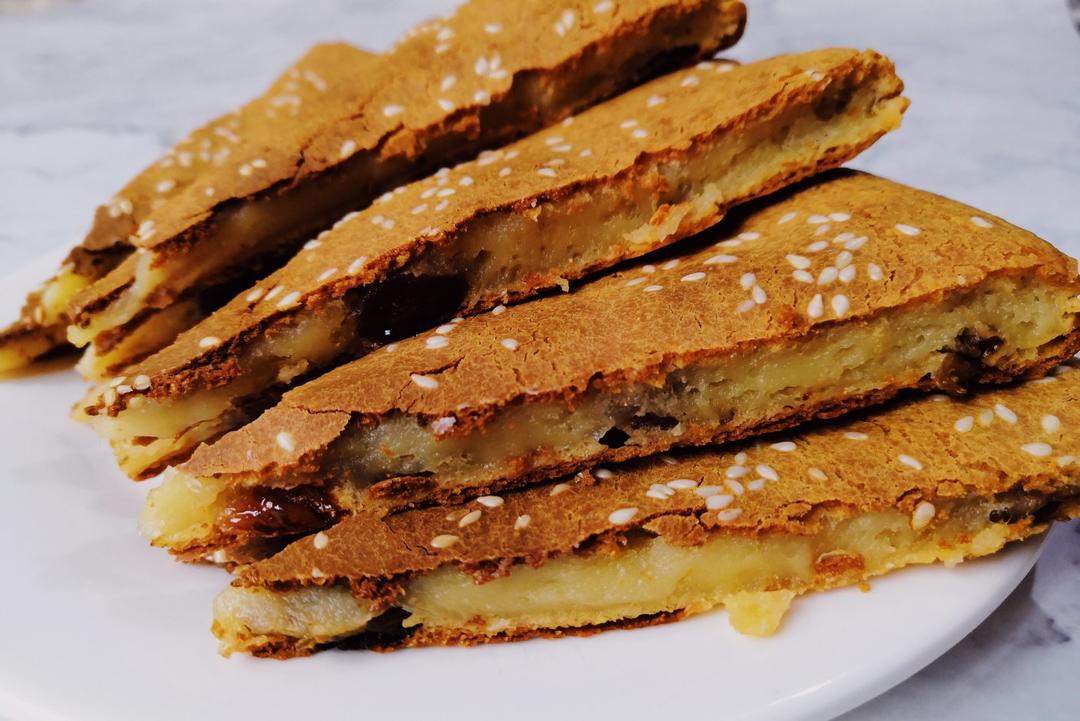 外酥里糯，香酥烤年糕