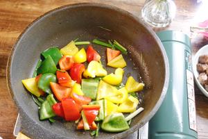 火龙果黑椒牛肉粒💕五分钟快手菜&家宴C位颜值担当的做法 步骤8