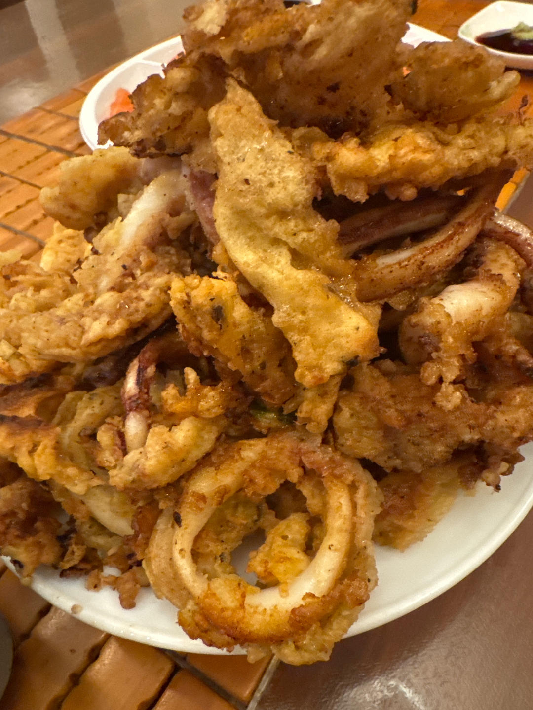酥脆爽口的轰炸大鱿鱼，街边小吃在家轻松做
