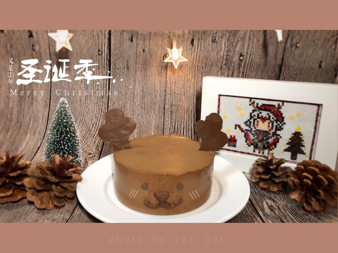 圣诞节-萌萌哒小麋鹿蛋糕