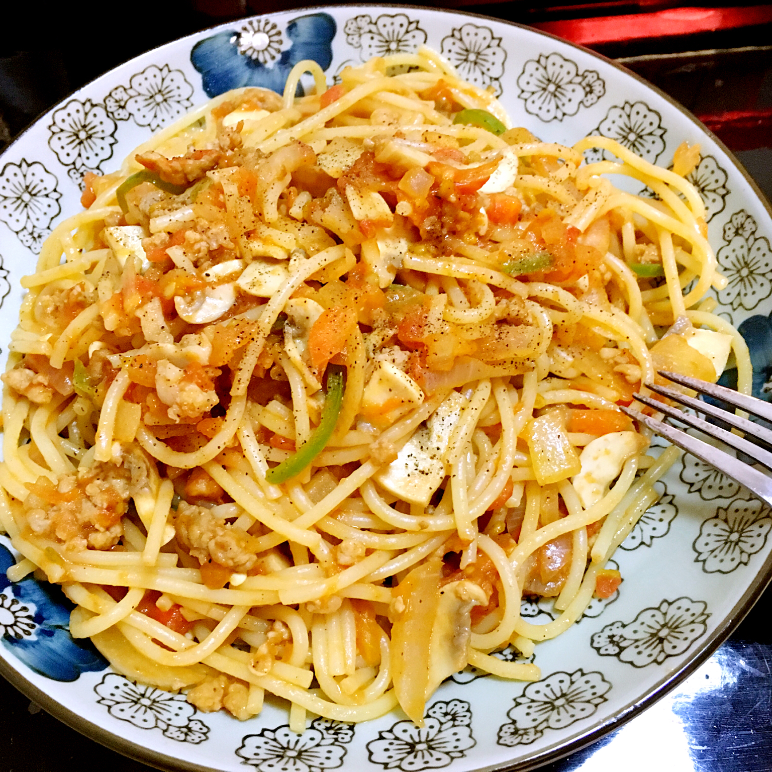 番茄肉酱意大利面