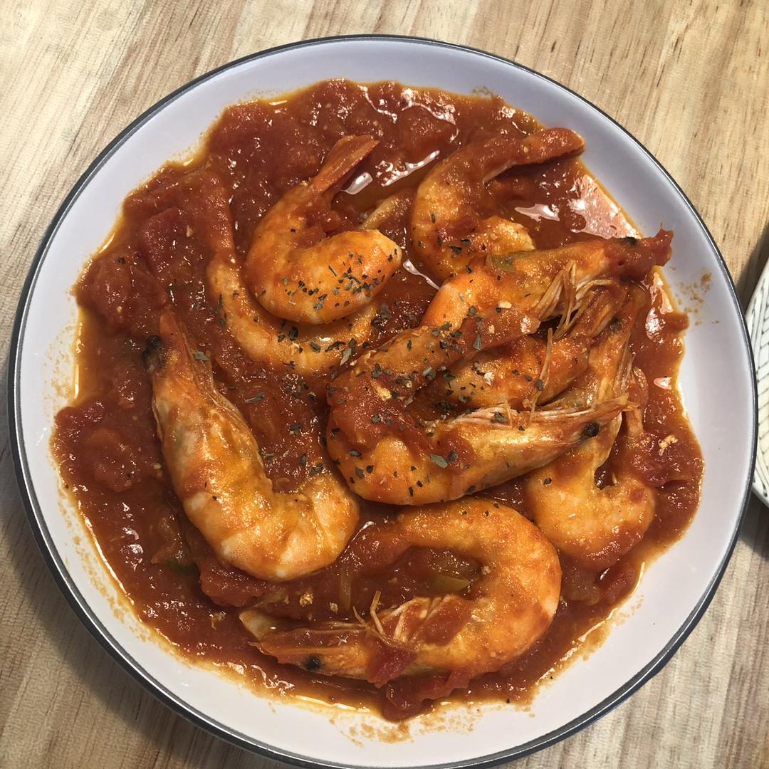 黄晓明茄汁大虾－中餐厅