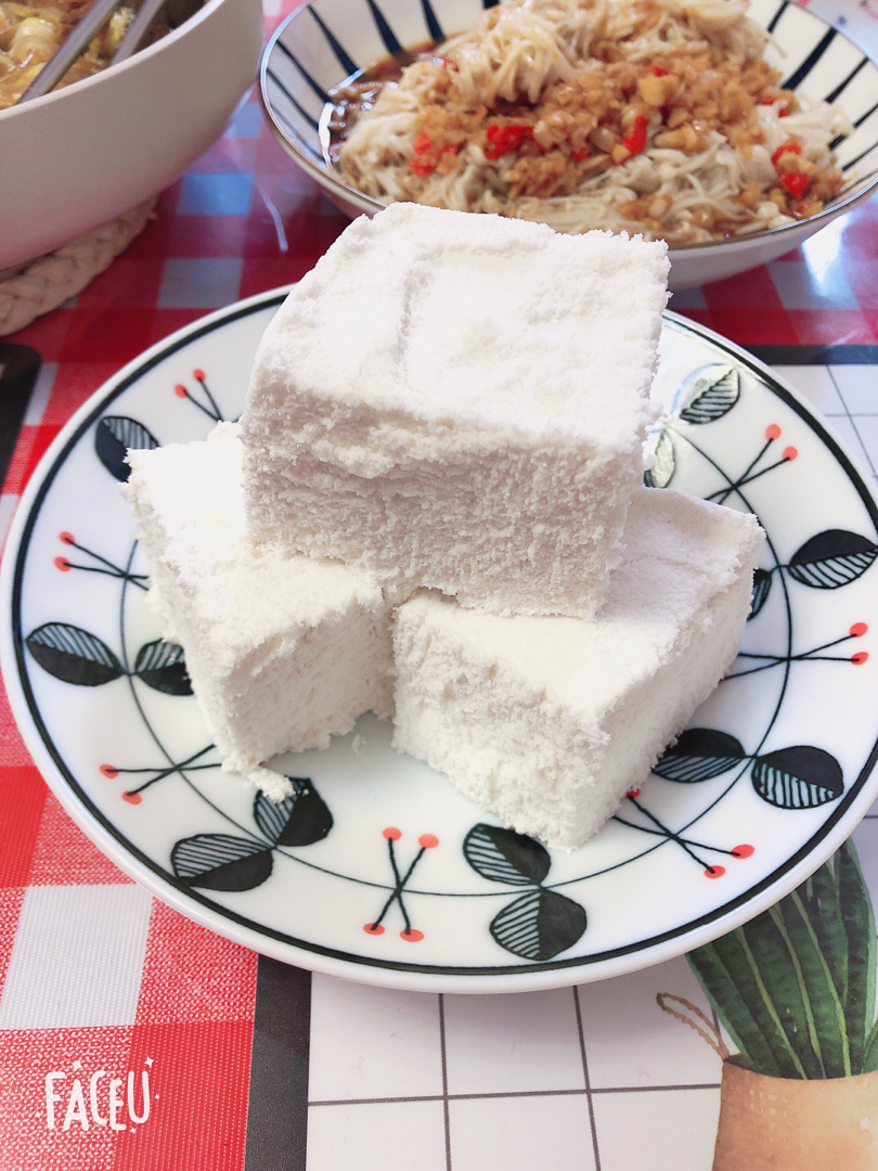 南方传统名点：松糕（亦可做定胜糕）——中式茶点和甜品（十六）