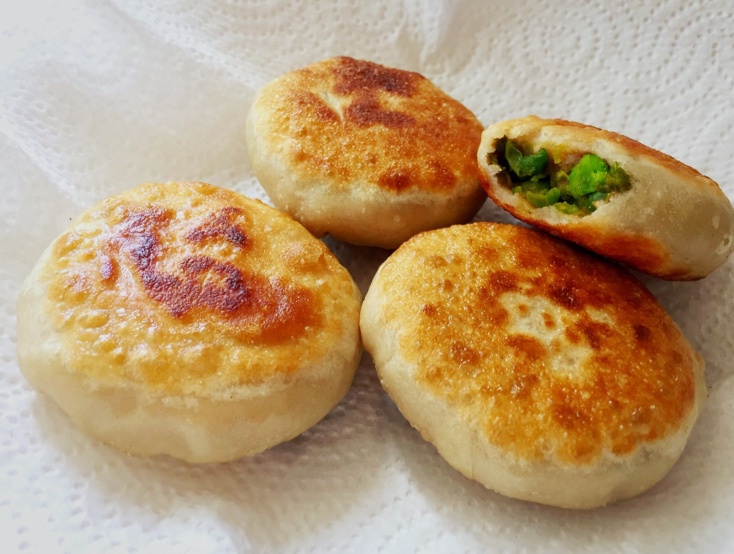 薄皮韭菜饼