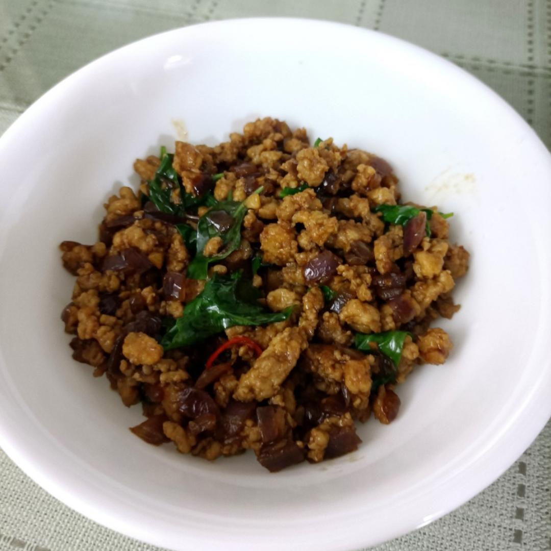 超级下饭「泰式打抛饭/打抛猪肉」