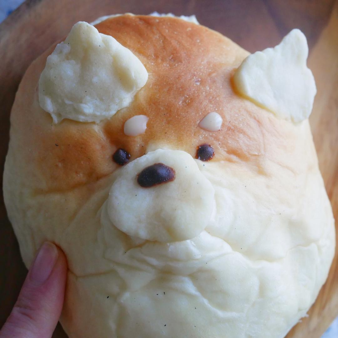柴犬表情芋泥包