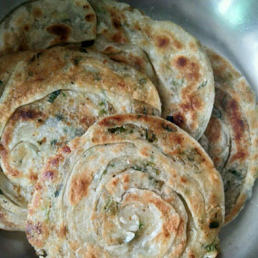 饺子皮葱油饼
