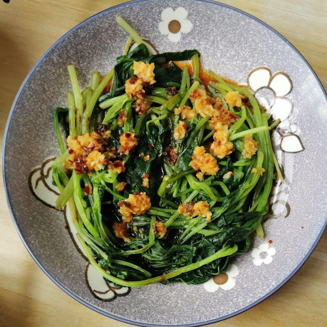 鸡毛菜的最佳打开方式：白灼鸡毛菜