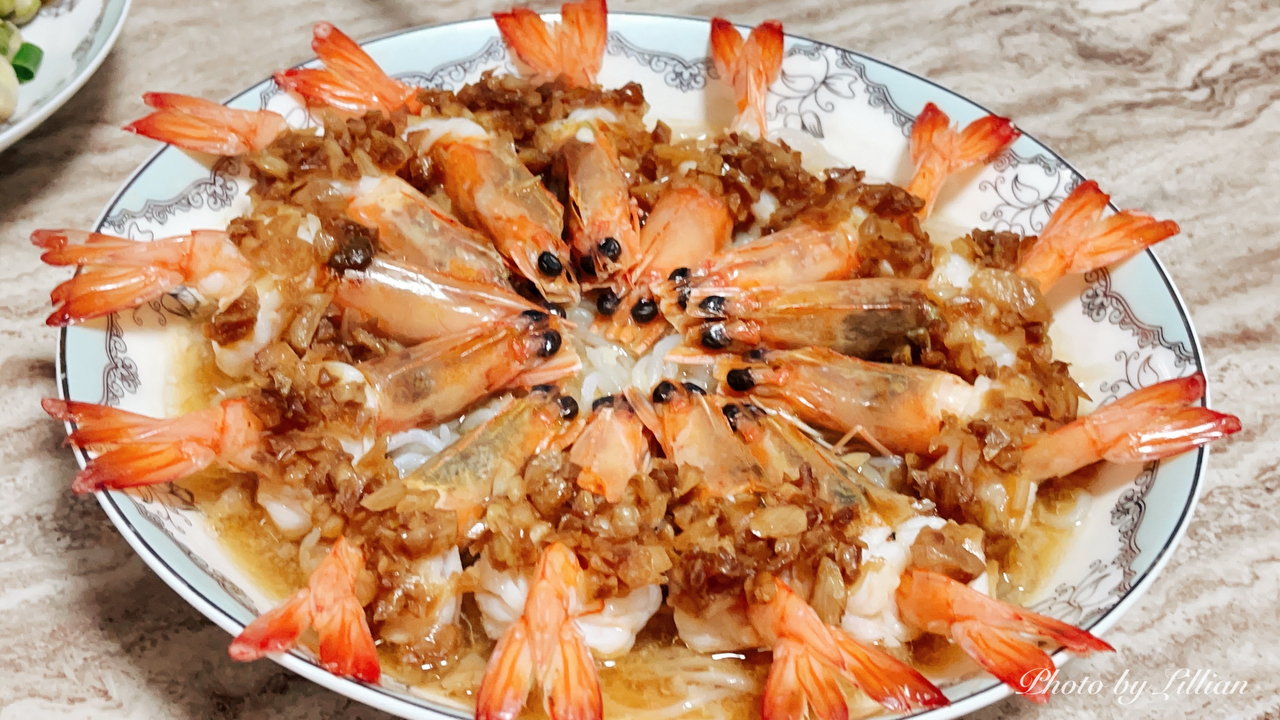 不可缺少的年夜饭—花开富贵虾