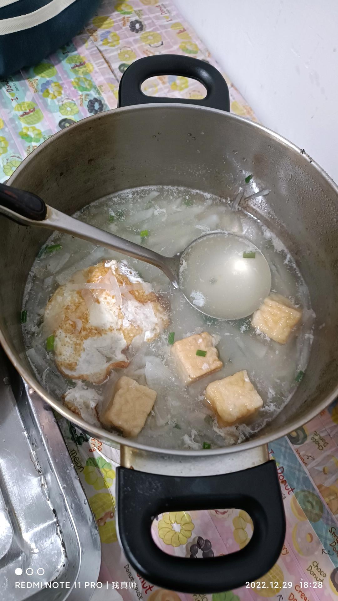 虾皮萝卜丝汤
