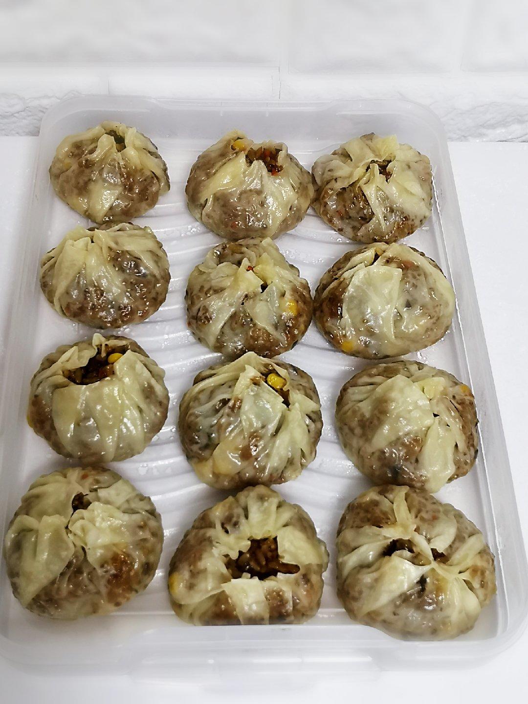 咸香糯米烧麦【糯米饭】