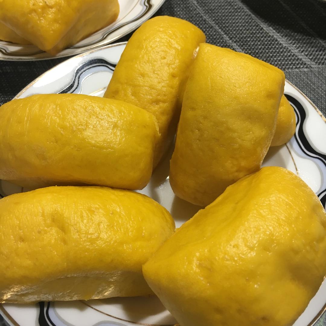 新手也可以--详解如何做出人见人爱、金黄的南瓜馒头