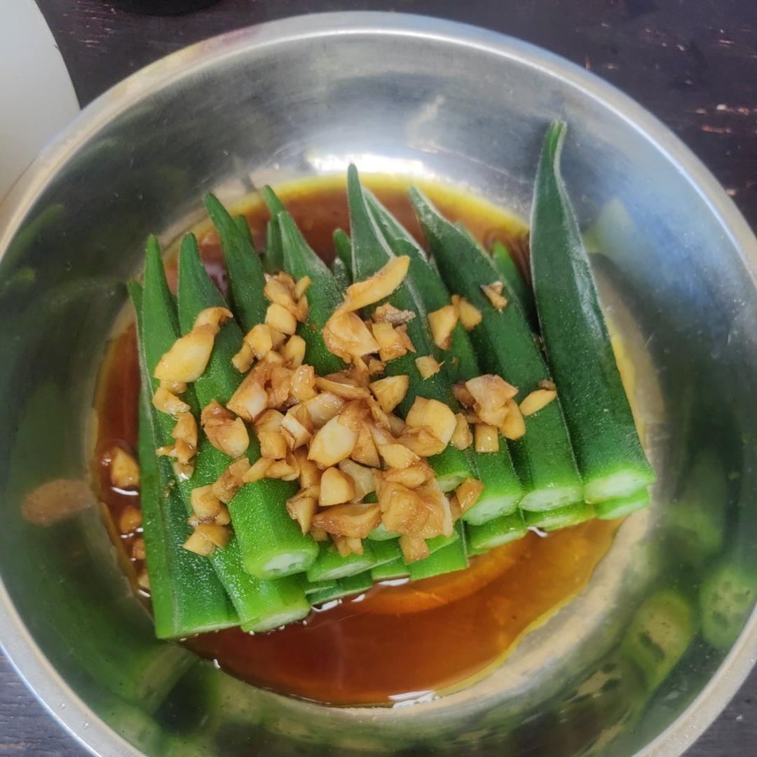 蒜蓉秋葵