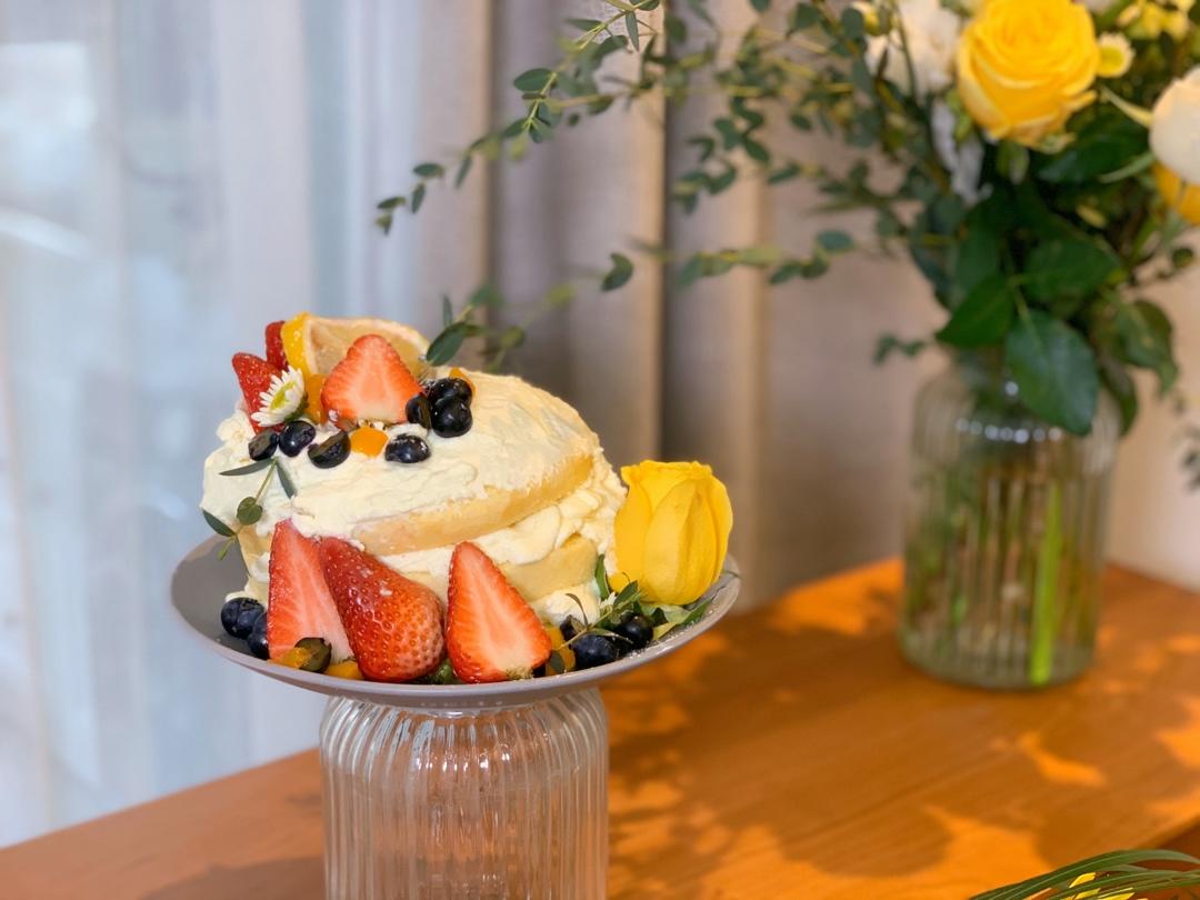 戚风蛋糕裸蛋糕（6寸）新手小白轻松上手