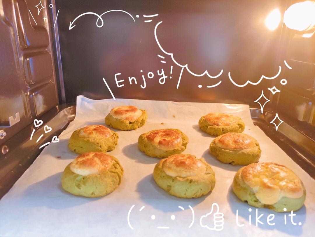 有手就能做～超火🔥『冰乳酪抹茶司康』