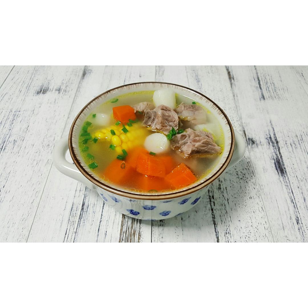 山药玉米排骨汤