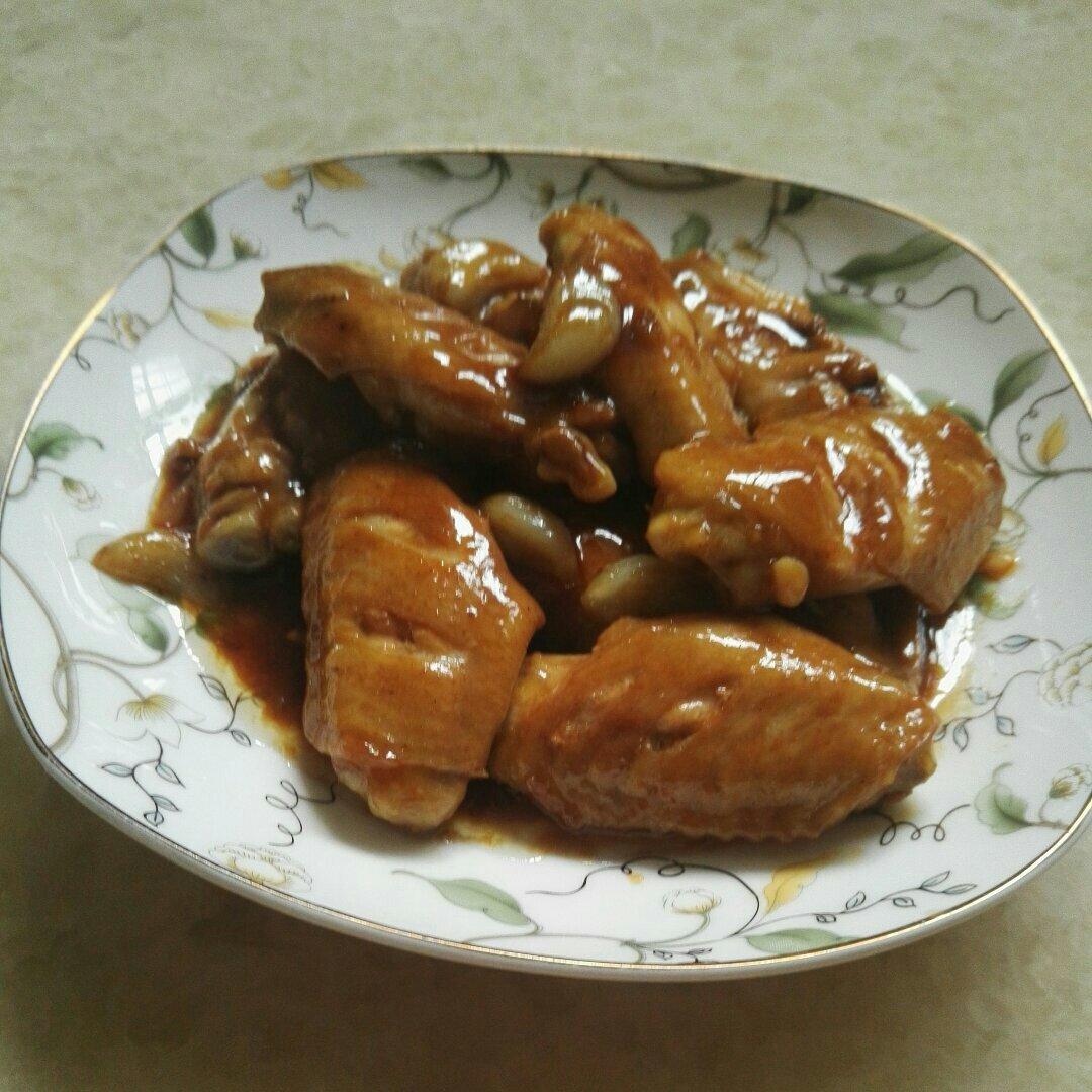 蒜香蚝油鸡翅中
