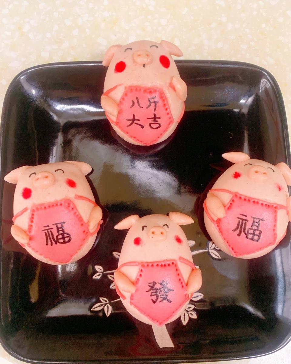 《猪年大吉》卡通馒头