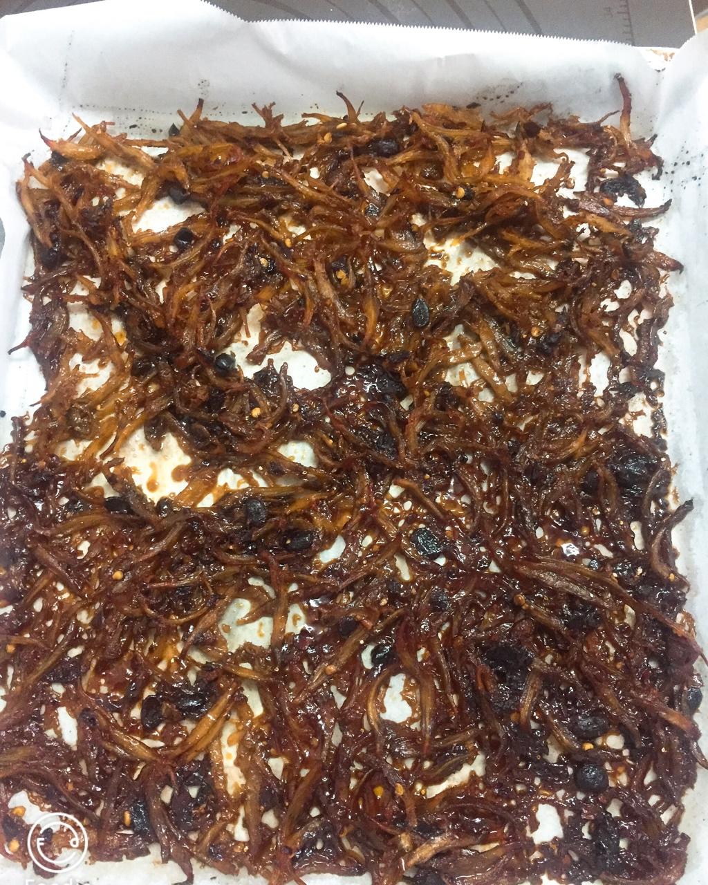 辣酱芝麻小银鱼