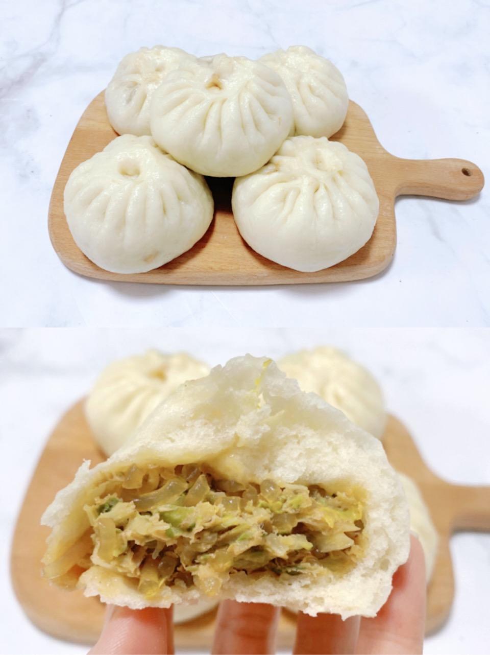 【东芝蒸烤te7200】乌白菜粉丝肉包