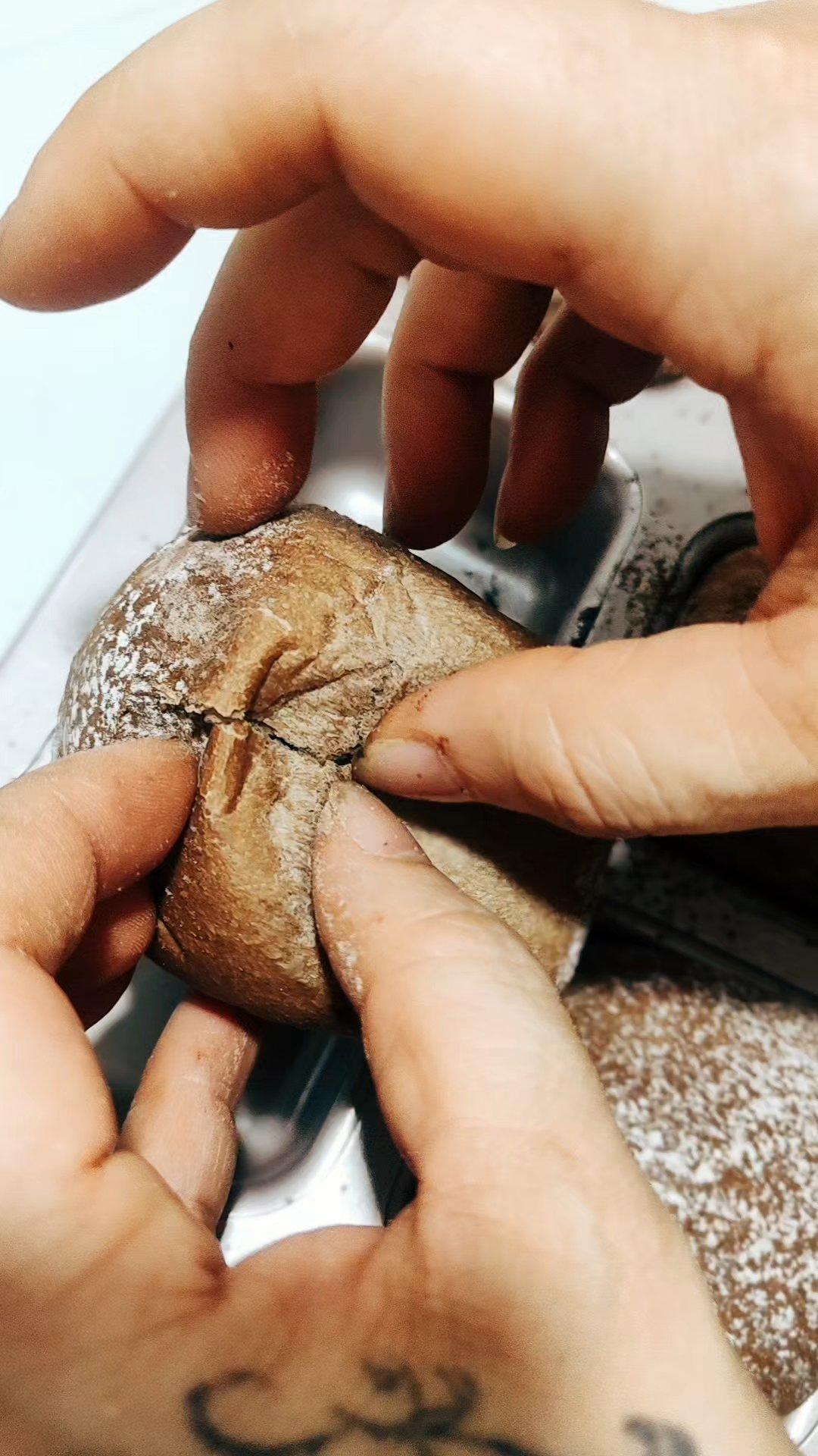 爆浆熔岩巧克力面包