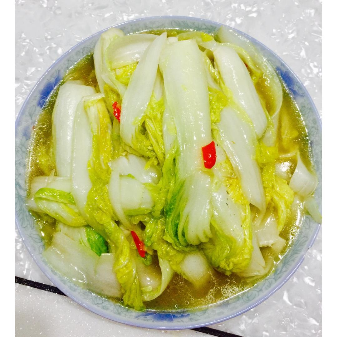 love南疆雪做的素炒娃娃菜