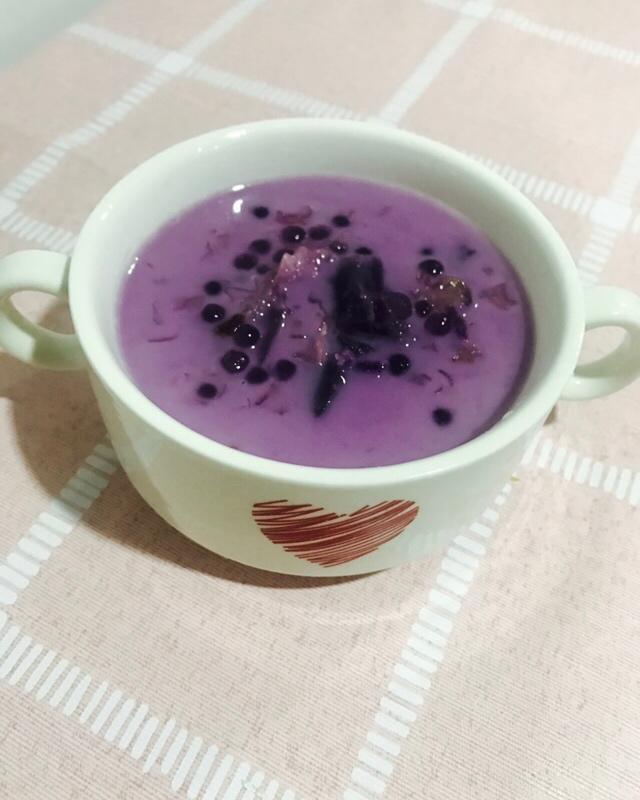 紫薯椰奶西米露