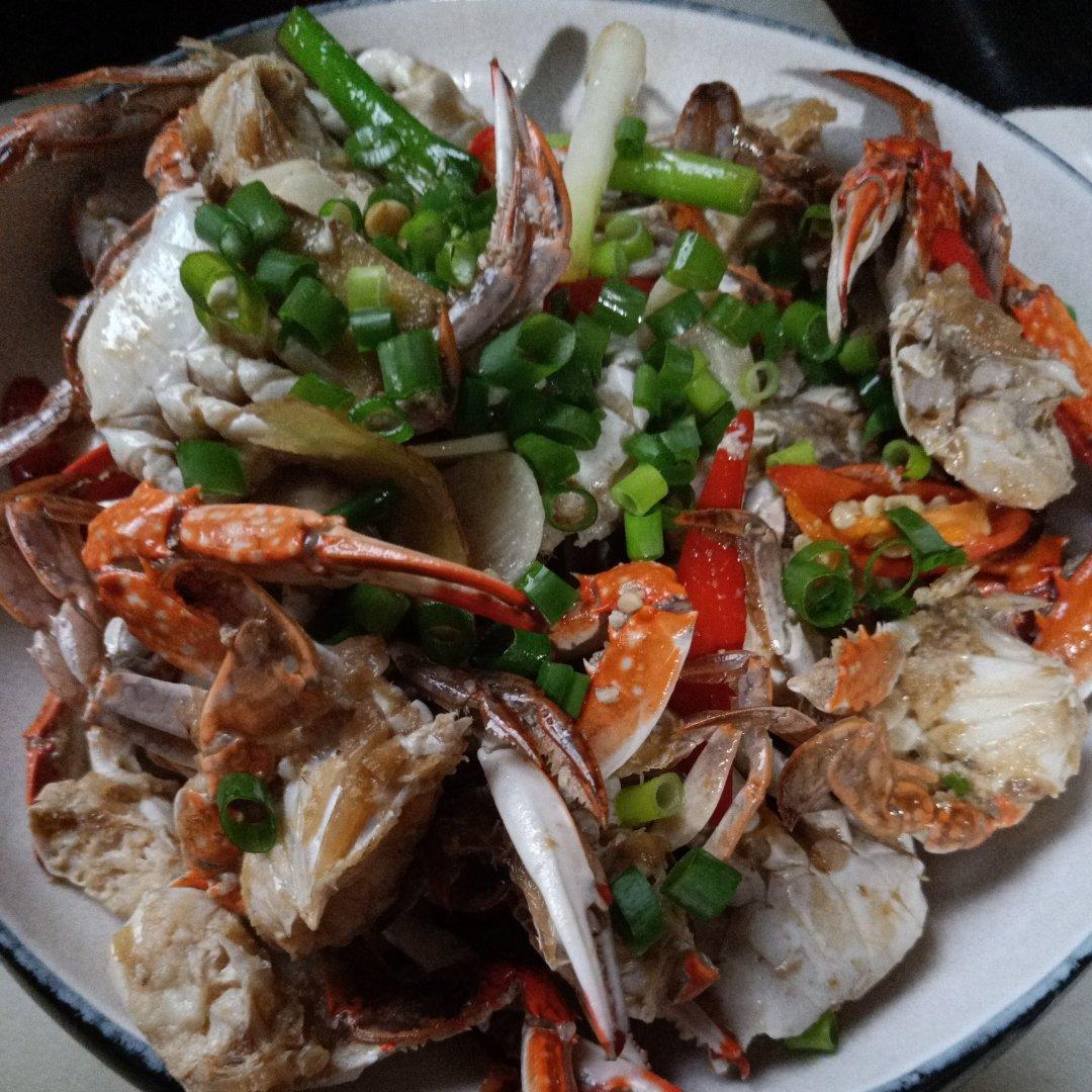 家常烧螃蟹｜好吃的梭子蟹