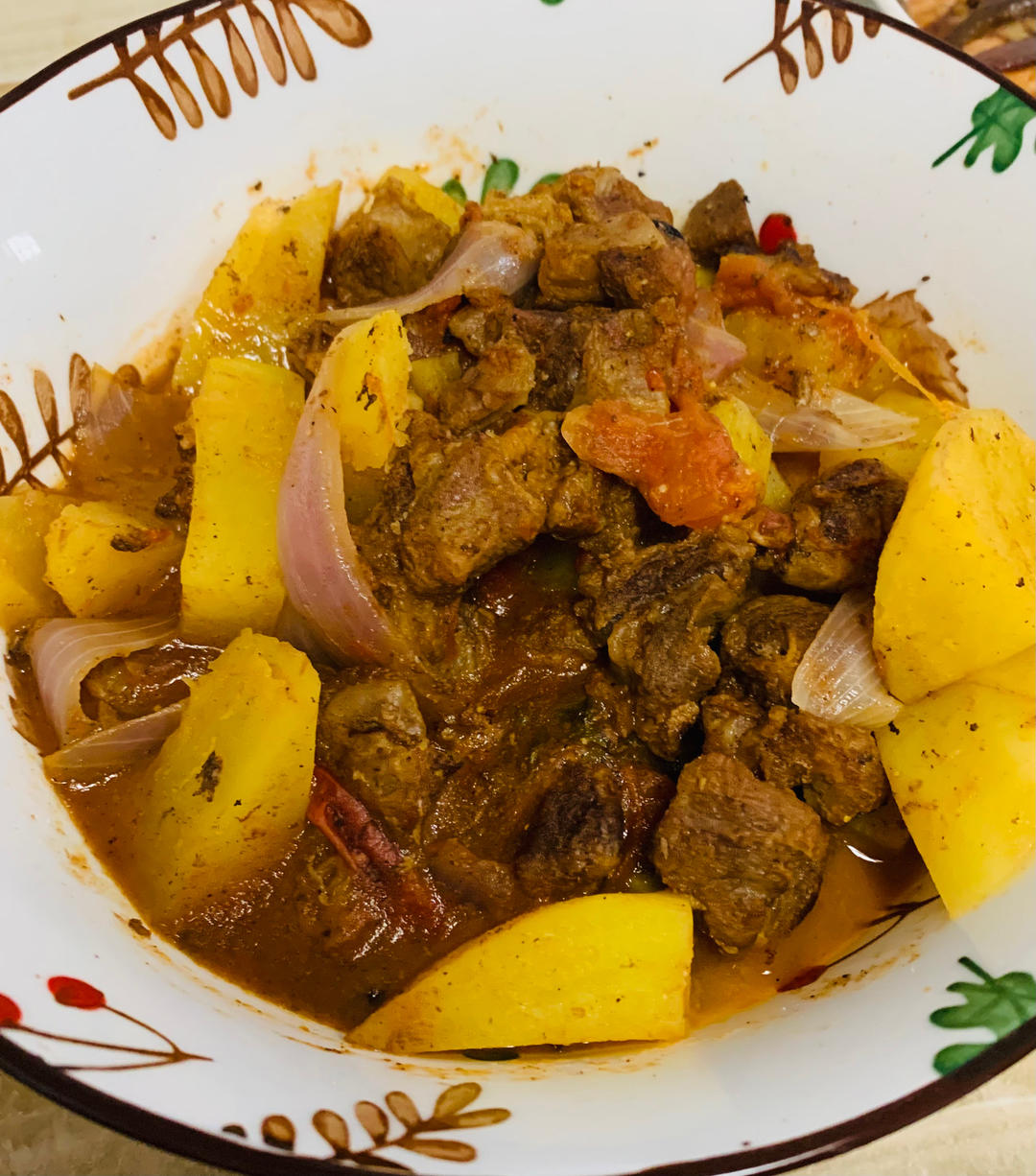 土豆炖牛肉