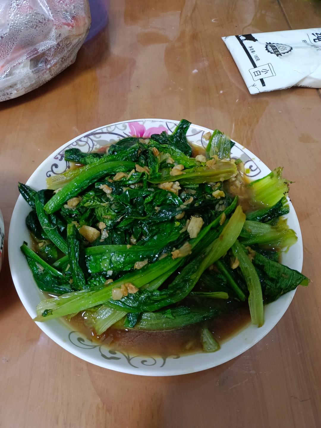 蒜蓉油麦菜（蚝油）