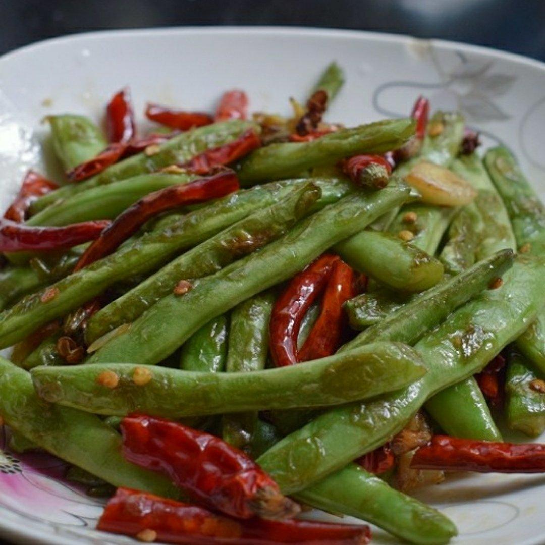 干煸四季豆（用料简单）