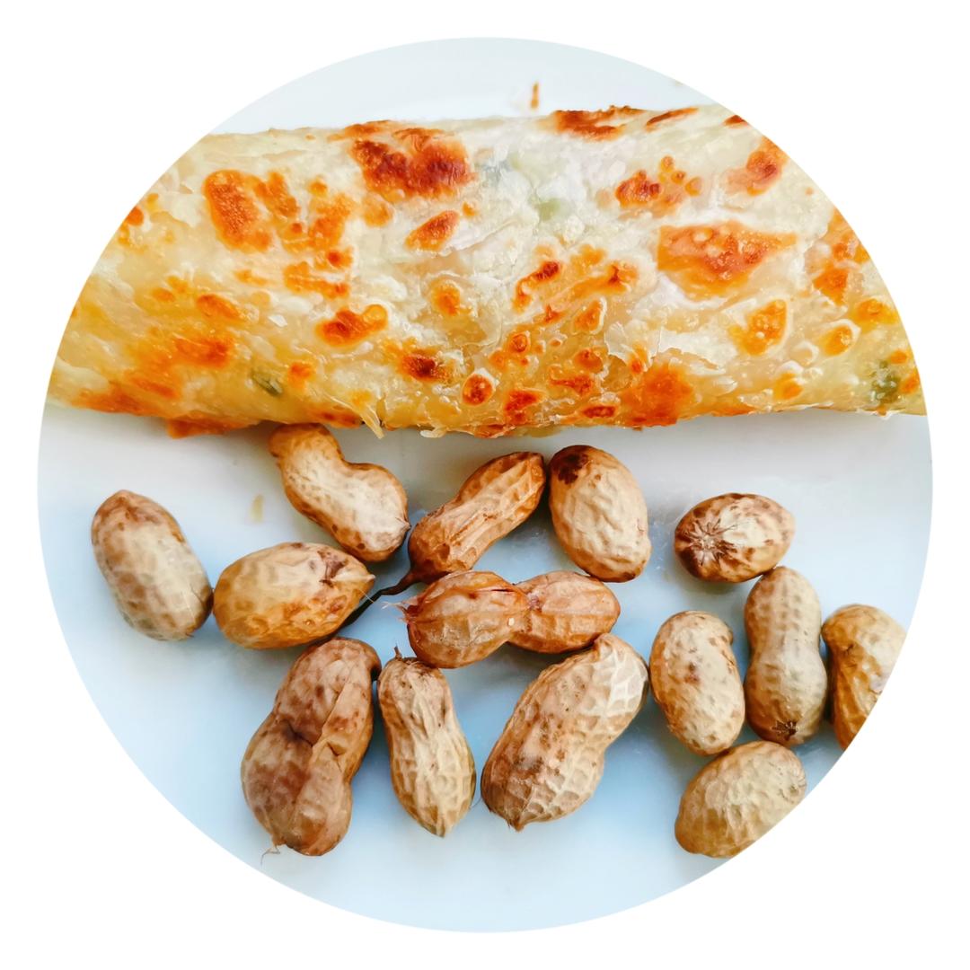 锅圈快手菜谱|手抓饼卷烤肉