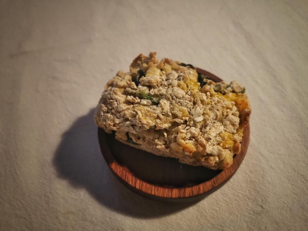 菠菜南瓜奶酪丹波面包丨健康·烘焙