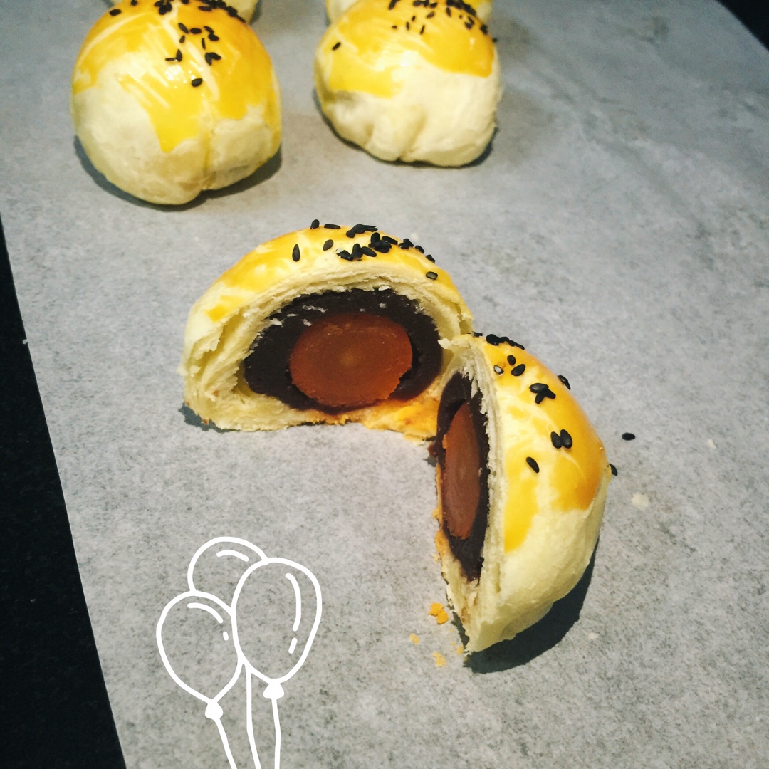 泳式鲜肉榨菜月饼