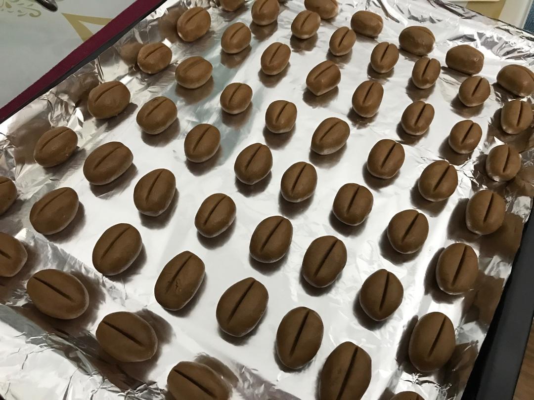 ㊙️萌化了‼️酥脆可口的咖啡豆饼干‼️一学就会