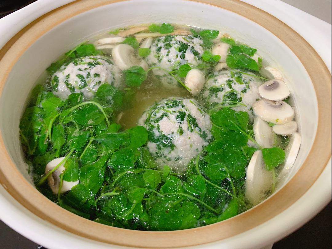 金花菜肉圆的做法