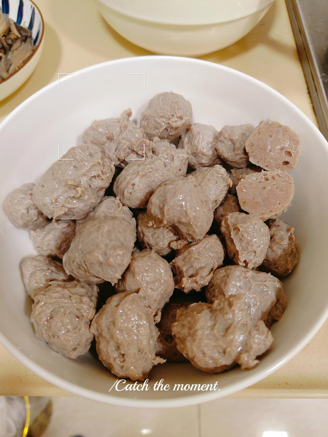 自制Q弹牛肉丸