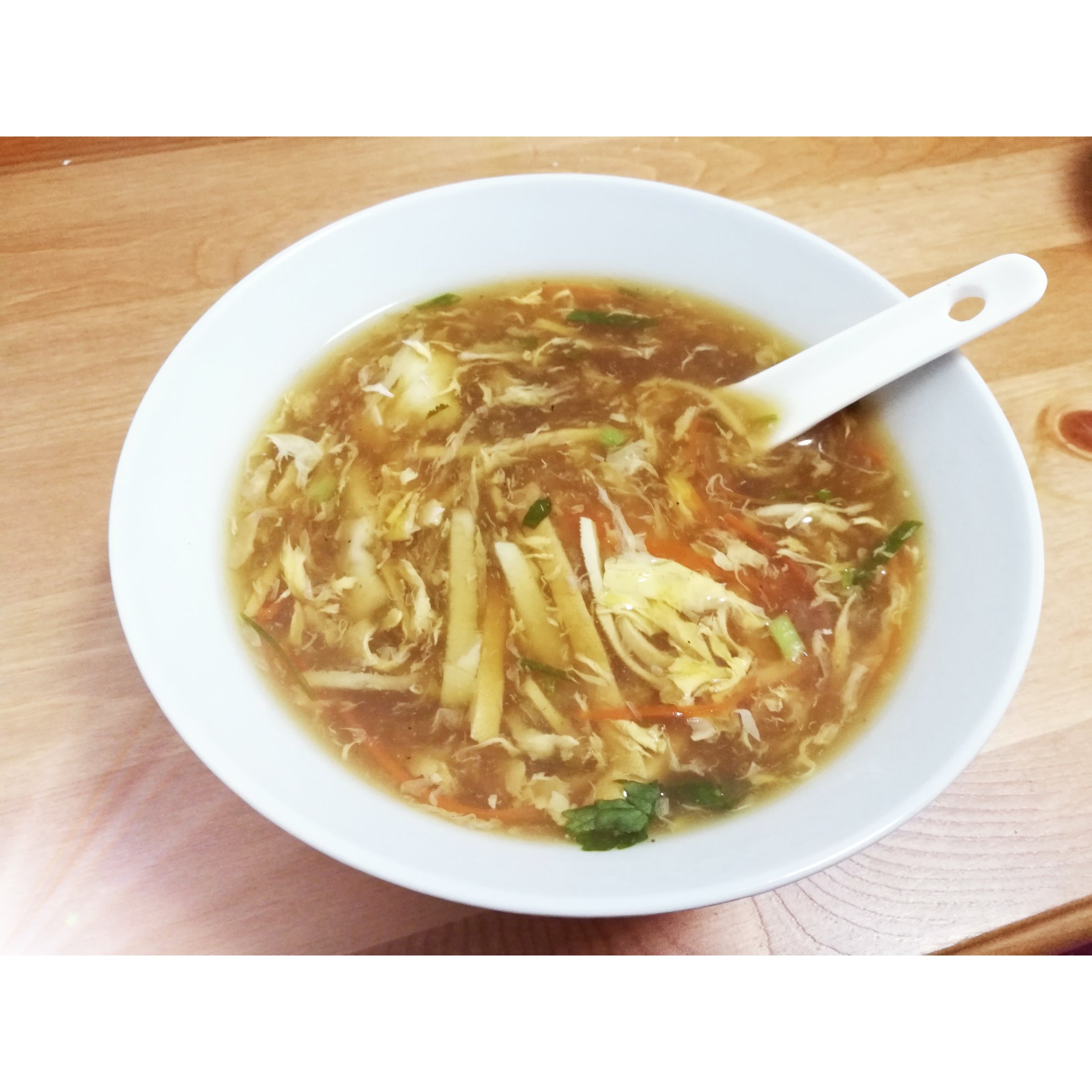 酸辣汤 Spicy & Sour Shredded Pork Soup
