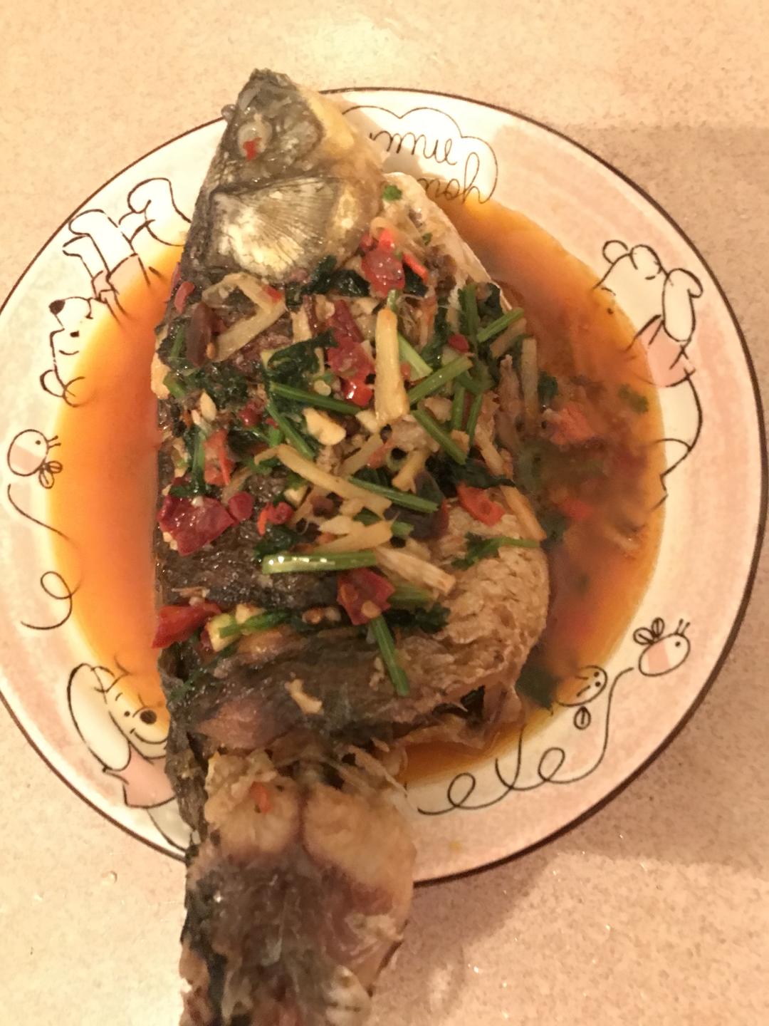 红烧鱼 湖南菜的做法