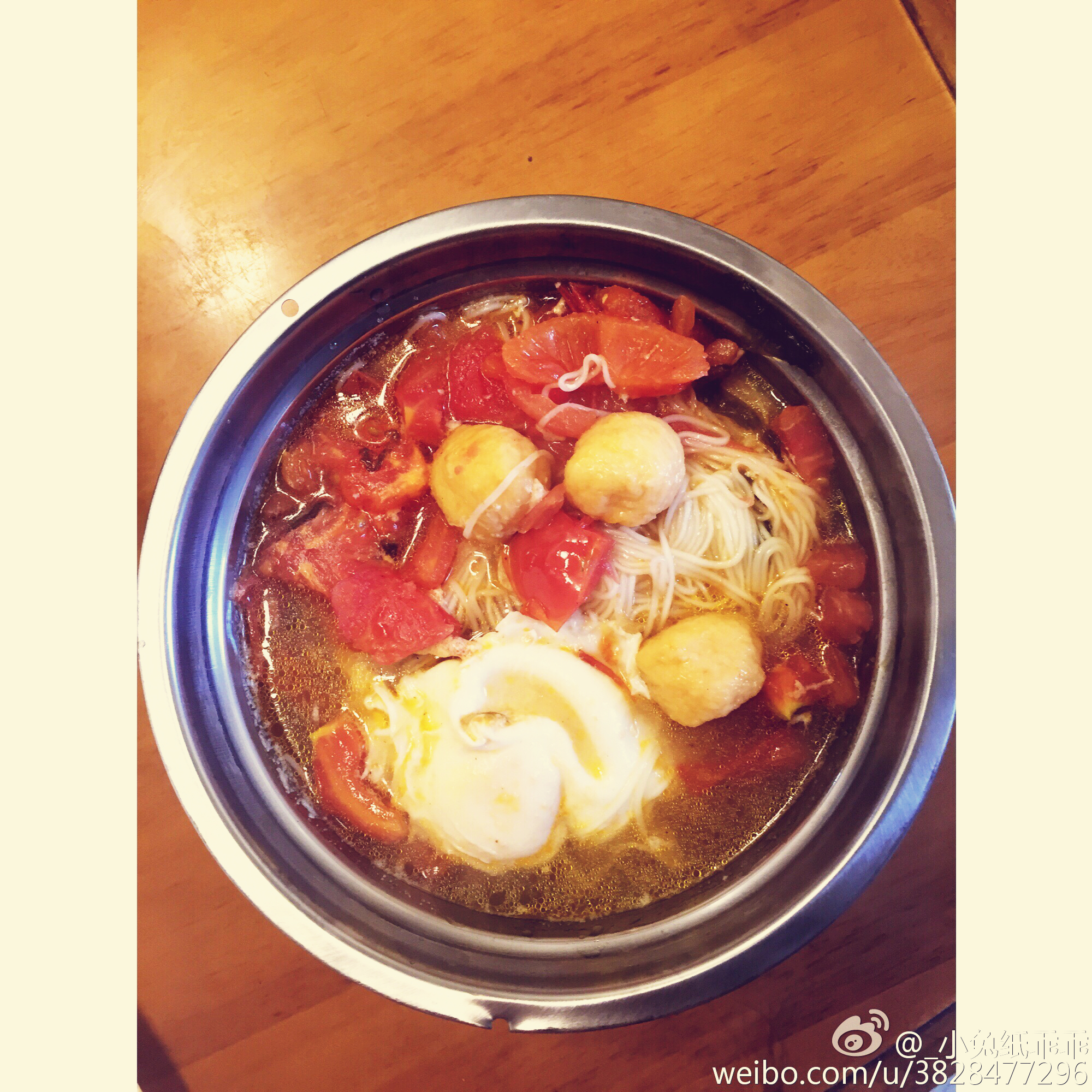 番茄虾丸面汤