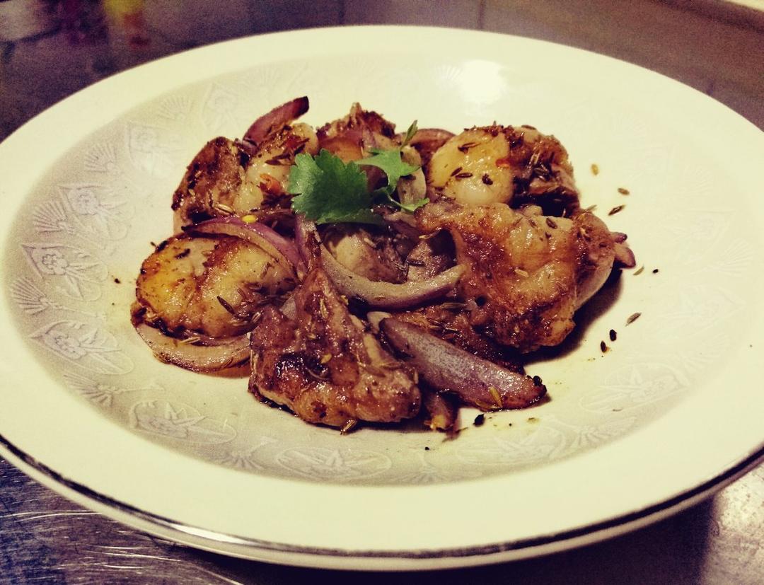 新疆美味--炒烤肉（有洋葱版）