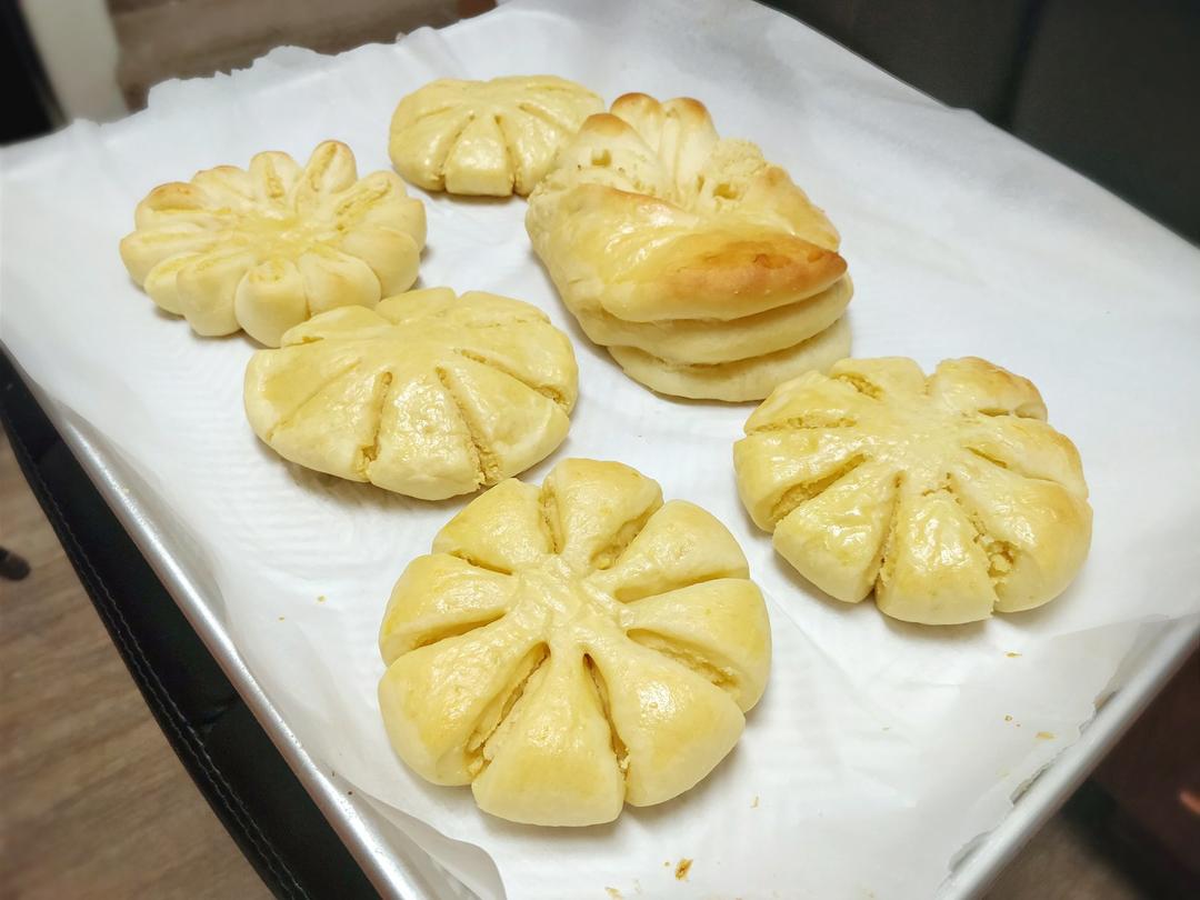 绿豆沙面包