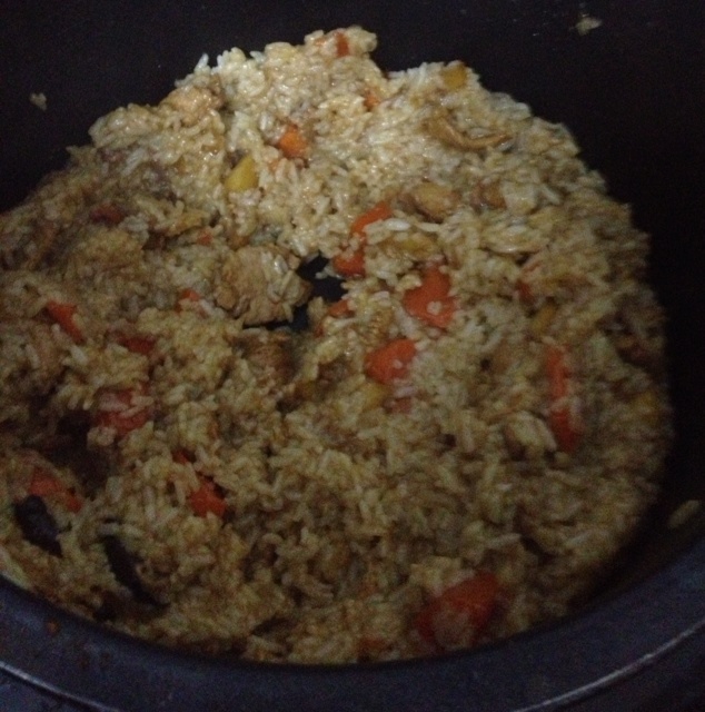喷香排骨焖饭（爆好吃）
