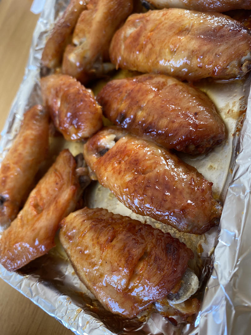 最最最简单烤箱鸡翅中（懒人必试）